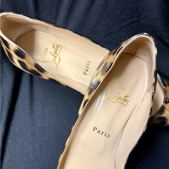 Christian Louboutin Leopard Print Rocket 45 size 36 1/2 - Picture 2 of 16